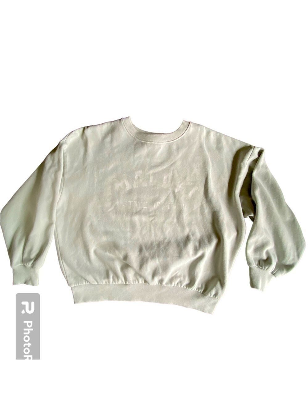 H&M Sage Green Malibu Graphic Sweatshirt Small